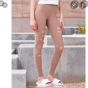 ALO yoga slashed leggings